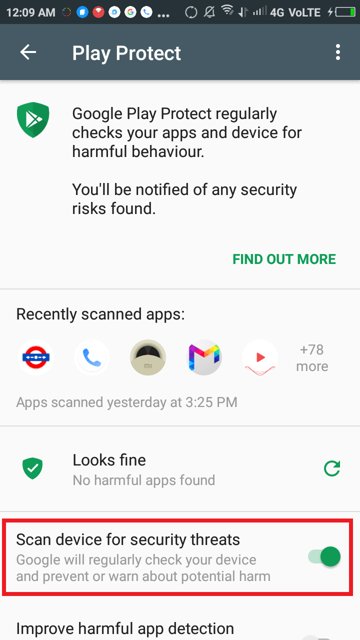 google play protect Funverse